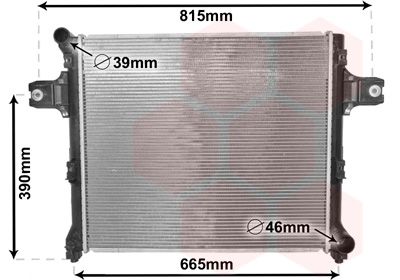 VAN WEZEL Radiators, Motora dzesēšanas sistēma 21002064